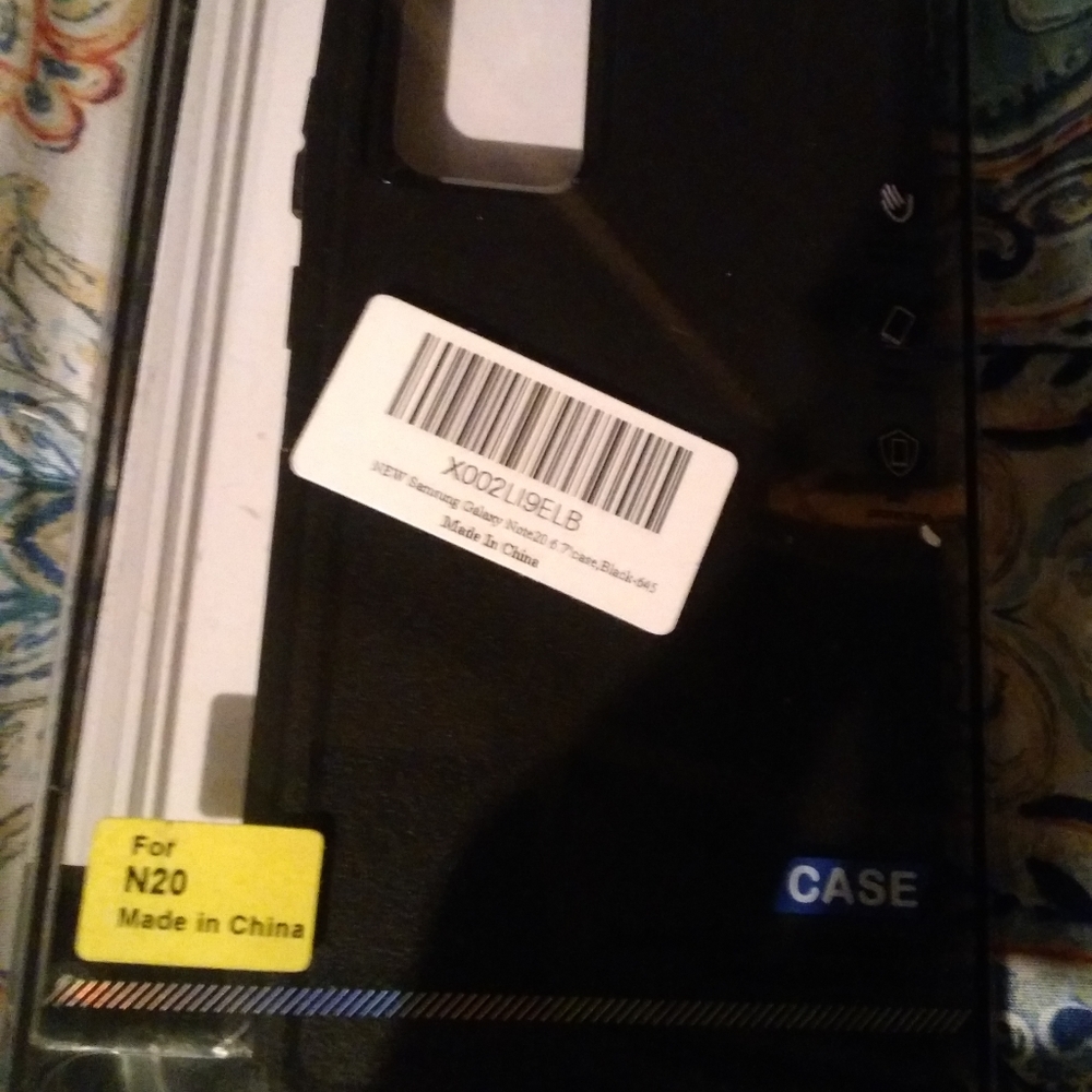 Note 20 phone case black